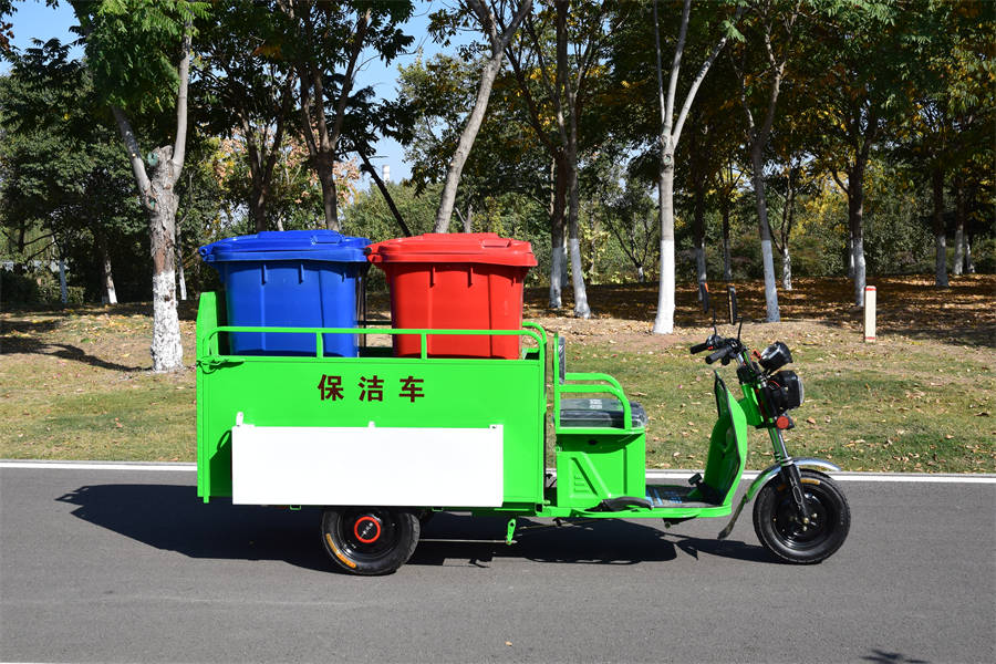 平板双桶大泥瓦-第4张-垃圾分类车-湖北运隆新能源汽车