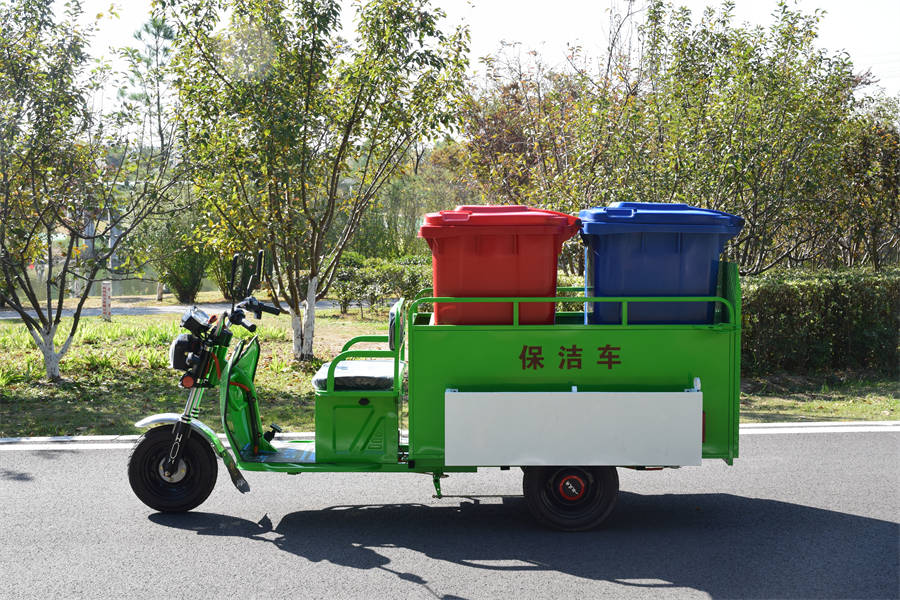 平板双桶大泥瓦-第5张-垃圾分类车-湖北运隆新能源汽车